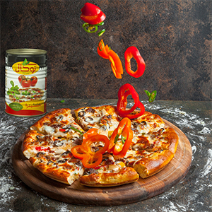 Pizza avec Sauce Tucal